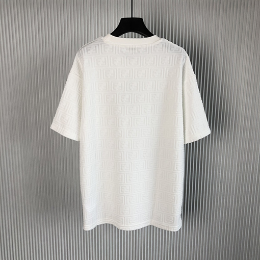 フェンディ Tシャツ FENDI 新しいダブルFタオル半袖Tシャツ