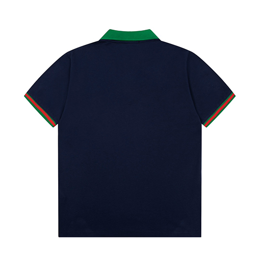 グッチ 半袖Tシャツ スーパーコピーGUCCI クラシックなカラーリングの双Gワンポイントポロシャツ
