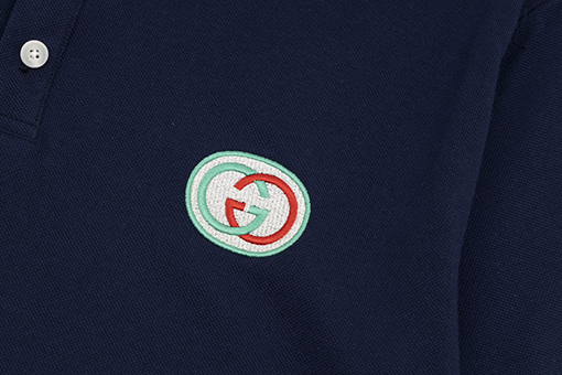 グッチ 半袖Tシャツ スーパーコピーGUCCI クラシックなカラーリングの双Gワンポイントポロシャツ
