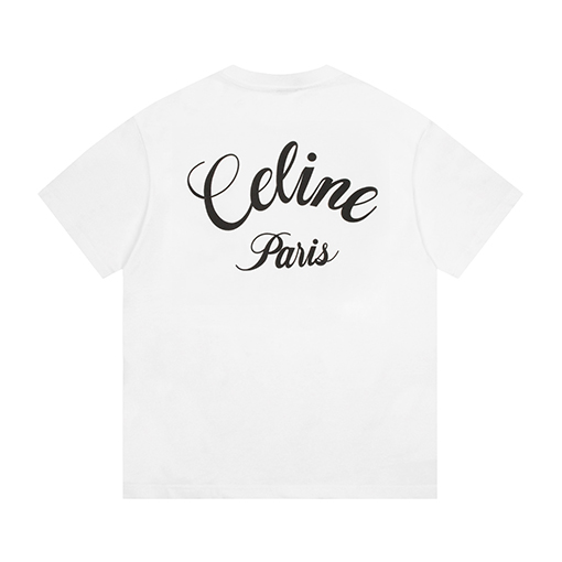 セリーヌ CELINE ロゴ 半袖Tシャツ フォームレターショートスリーブTシャツ