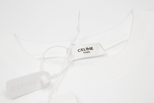 セリーヌ CELINE ロゴ 半袖Tシャツ フォームレターショートスリーブTシャツ