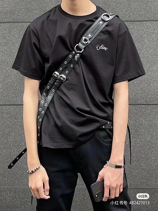 セリーヌ CELINE ロゴ 半袖Tシャツ フォームレターショートスリーブTシャツ