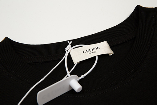 セリーヌ CELINE ロゴ 半袖Tシャツ フォームレターショートスリーブTシャツ
