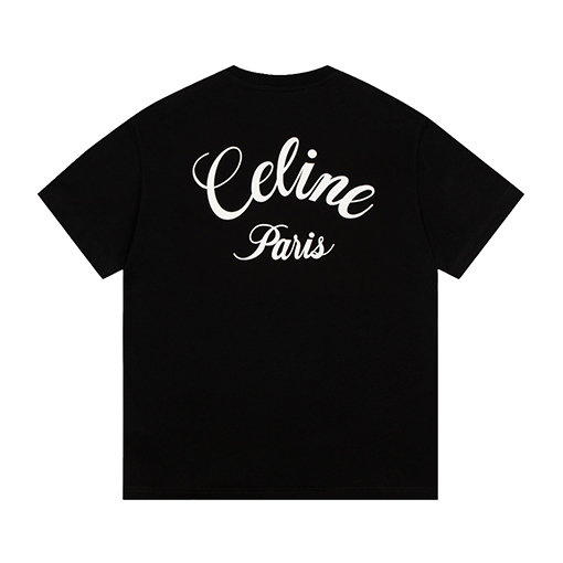 セリーヌ CELINE ロゴ 半袖Tシャツ フォームレターショートスリーブTシャツ
