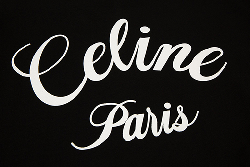 セリーヌ CELINE ロゴ 半袖Tシャツ フォームレターショートスリーブTシャツ