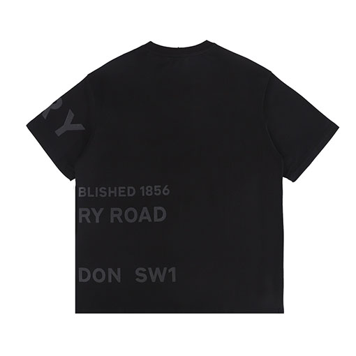バーバリー半袖Tシャツスーパーコピー  BURBERRYプリント半袖Tシャツメンズファッション通販