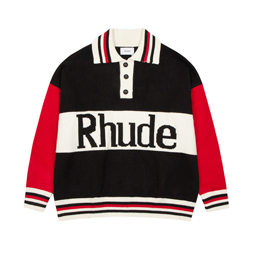 Rhude ニットセータースーパーコピー 新たなアメリカン・ビンテージ・カレッジスタイルを取り入れよう