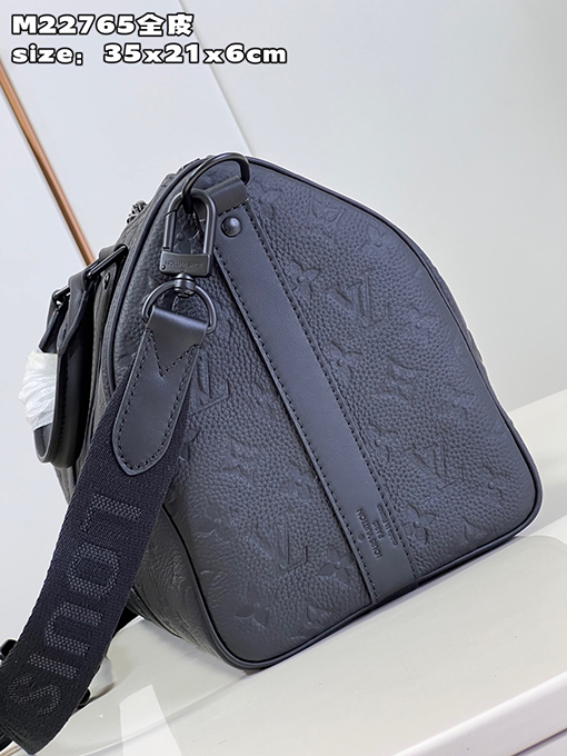 ヴィトンショルダー バックスーパーコピー フルレザー Keepall 35 トラベルバッグ、 M22765