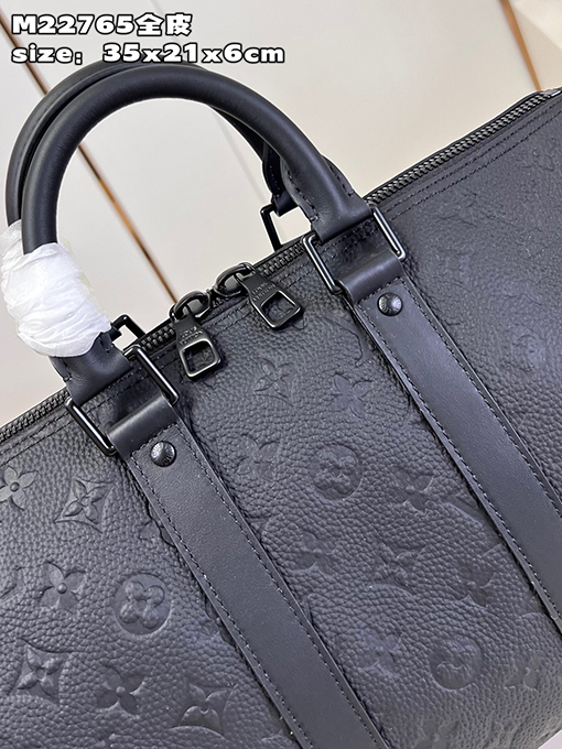 ヴィトンショルダー バックスーパーコピー フルレザー Keepall 35 トラベルバッグ、 M22765