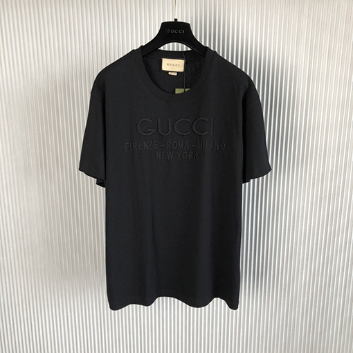 グッチ 半袖Tシャツ スーパーコピー GUCCI 刺繍ロゴ ショートスリーブTシャツ