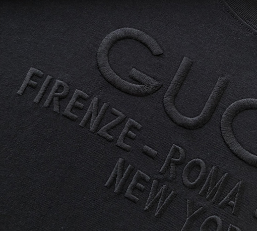 グッチ 半袖Tシャツ スーパーコピー GUCCI 刺繍ロゴ ショートスリーブTシャツ