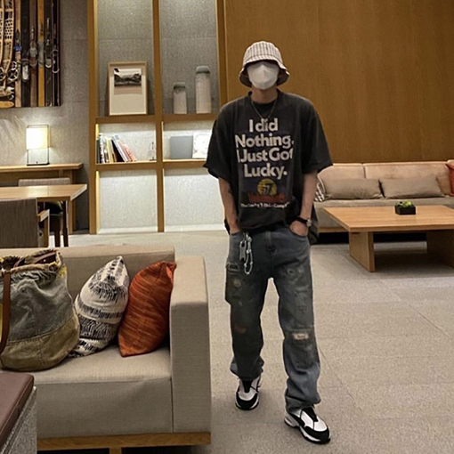ヴェトモン 半袖Tシャツ コピー i 幸運777 ウォッシュダウンヴィンテージ加工半袖