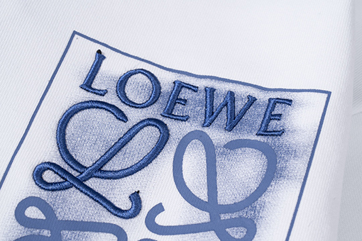 人気✨ロエベ LOEWE フレーム刺繍 ラウンドネック スウェットL