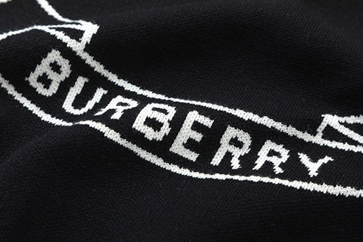 バーバリー セータースーパーコピー  BURBERRYクラシックな麦刺繍のラウンドネックセーター
