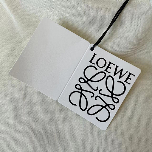 ロエベ パーカースーパーコピー  LOEWE 前胸の皮製ポケットにロゴ刺繍されたルーズフィットパーカー