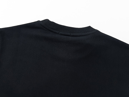 モンクレール スウェットTシャツ  プリントデザインがアクセントのラウンドネックスウェットTシャツ - クリエイティブなスタイル