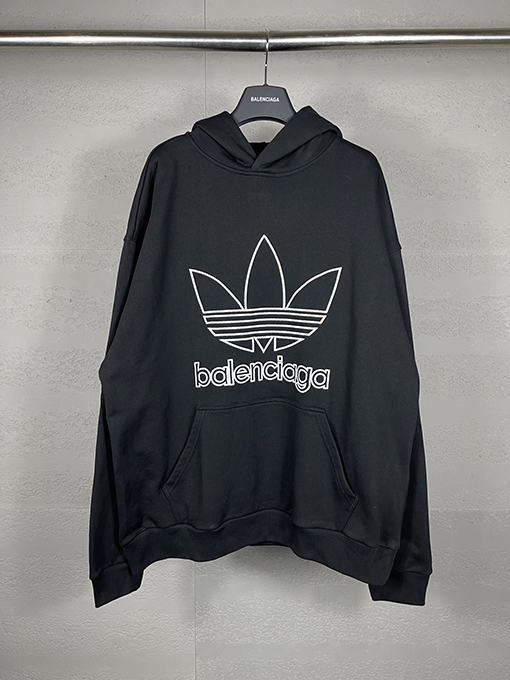 バレンシアガ Balenciaga×Adidas長袖 パーカー