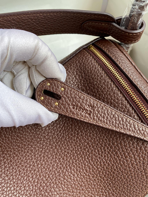 エルメス リンディ26  Lindy 26 cmサドルレッドハンドバッグ