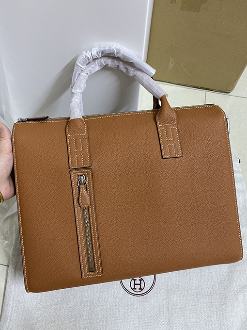 エルメス 内外フルレザー38 cm To goメンズバッグ