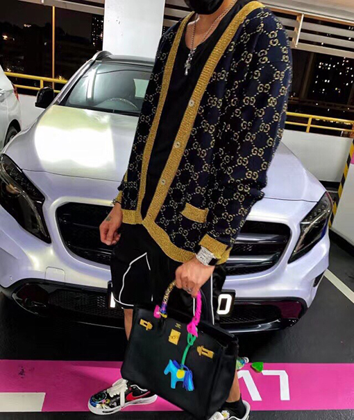 グッチ  ダブルG ニットカーディガン  高級感
