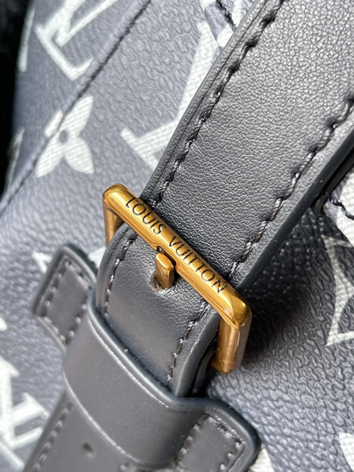 ルイヴィトン 青い花の炎のバラのシルクプリントメンズバックパックM46805