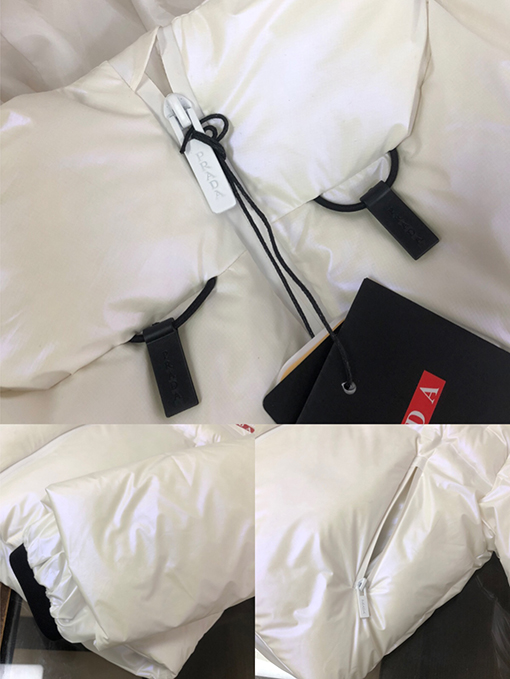 レディース✦　プラダ パン服の短い ダウン ジャケット