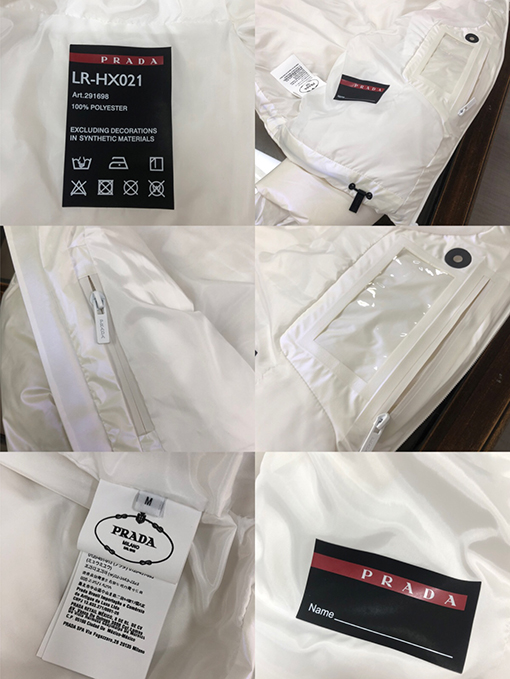 レディース✦　プラダ パン服の短い ダウン ジャケット