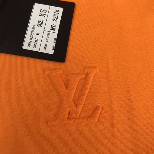 ルイヴィトン   コットンハイエンドラウンドネック半袖Tシャツ