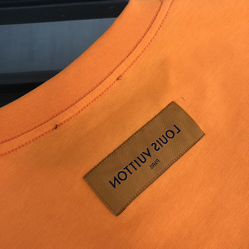 ルイヴィトン   コットンハイエンドラウンドネック半袖Tシャツ