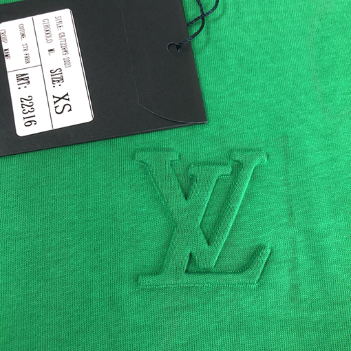 ルイヴィトン   コットンハイエンドラウンドネック半袖Tシャツ