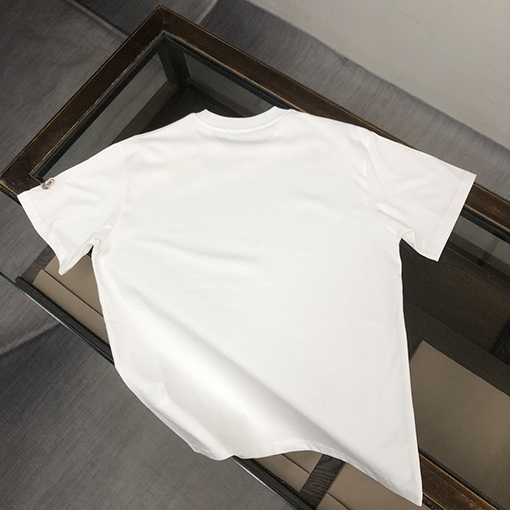 モンクレール 特徴的なアルファベットプリント半袖Tシャツ