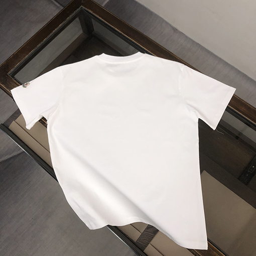 モンクレール ファッションブランドのアルファベットプリント半袖クルーネックTシャツ