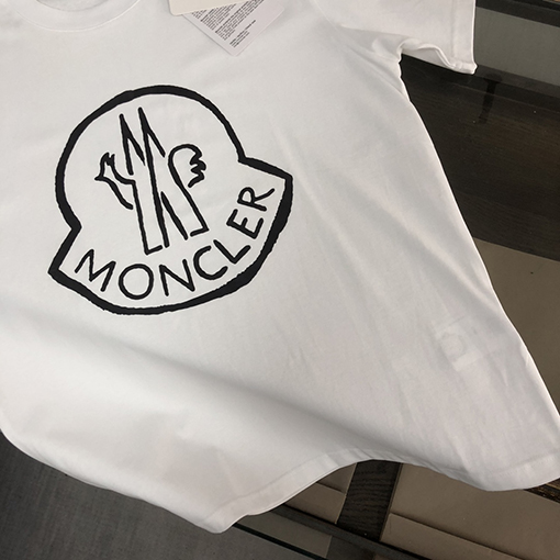 モンクレール ブランドプリント デザインの半袖Tシャツ
