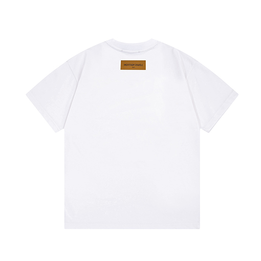 ルイヴィトン カラフルなアルファベットロックロゴ半袖Tシャツ