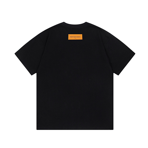 ルイヴィトン カラフルなアルファベットロックロゴ半袖Tシャツ