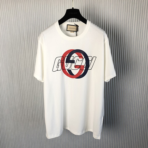 グッチ ダブルGプリント半袖Tシャツ