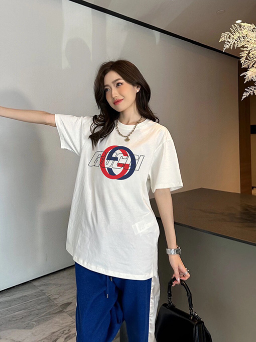 グッチ ダブルGプリント半袖Tシャツ