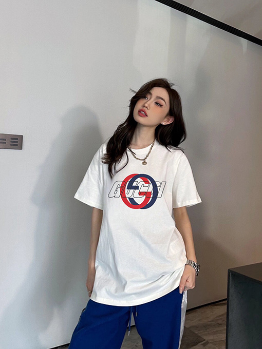 グッチ ダブルGプリント半袖Tシャツ