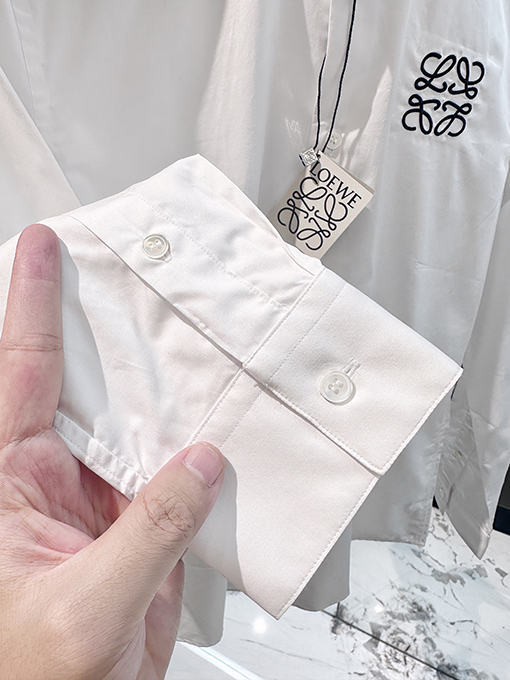 ロイベ  クラシックロイベロゴ刺繍シャツ