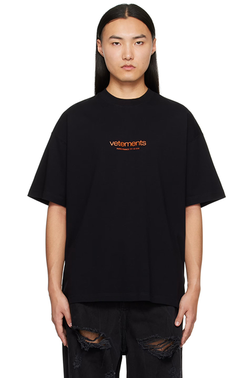 ヴェトモン半袖Tシャツカジュアル トレンド感半袖Tシャツ
