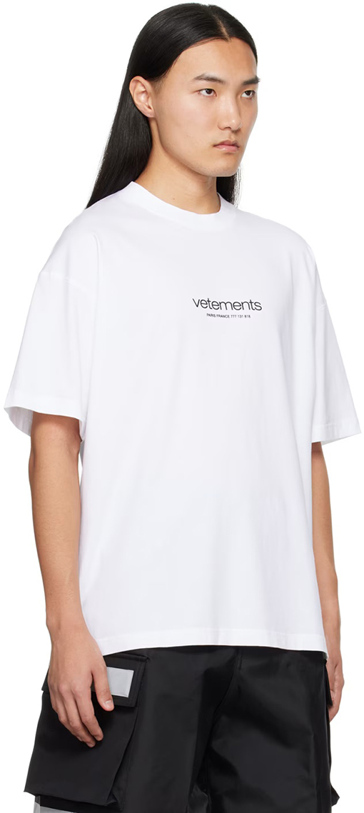 ヴェトモン半袖Tシャツカジュアル トレンド感半袖Tシャツ