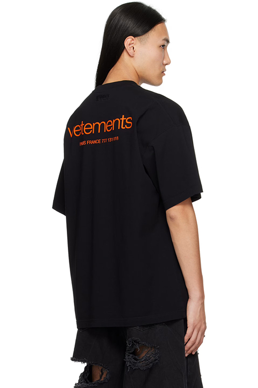 ヴェトモン半袖Tシャツカジュアル トレンド感半袖Tシャツ