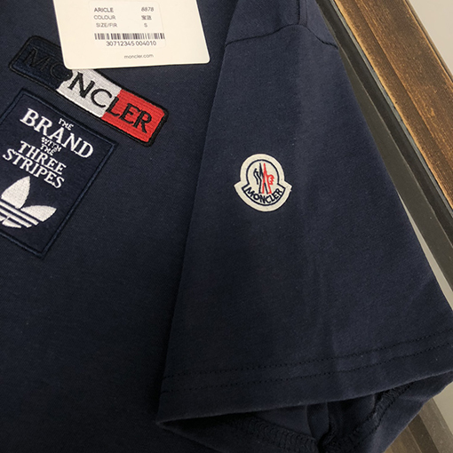 モンクレア パッチポイント 半袖 Tシャツ