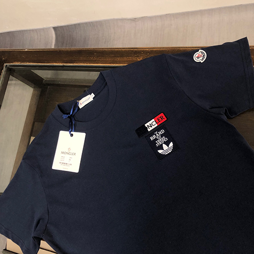 モンクレア パッチポイント 半袖 Tシャツ