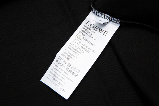 ロエベコラボレーションシリーズ孔雀半袖Tシャツ