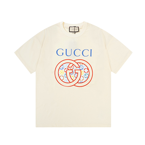 グッチ ダブルGレター半袖Tシャツ