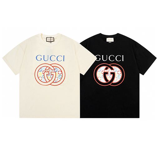 グッチ ダブルGレター半袖Tシャツ