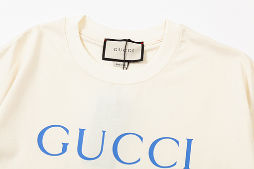 グッチ ダブルGレター半袖Tシャツ