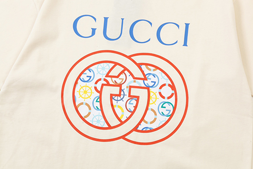 グッチ ダブルGレター半袖Tシャツ