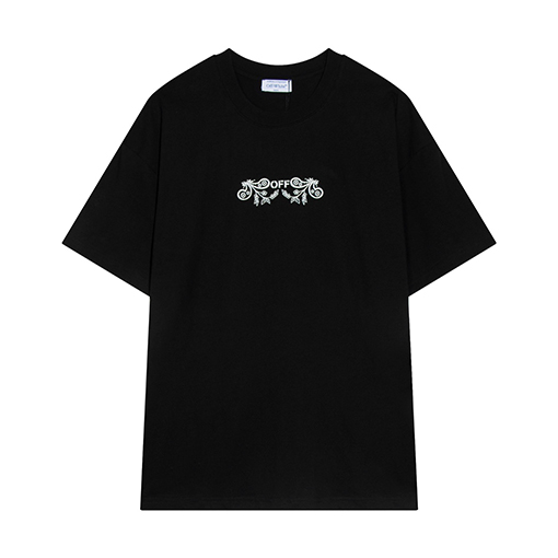 オフホワイトコピー 新作アロープリント半袖Tシャツ